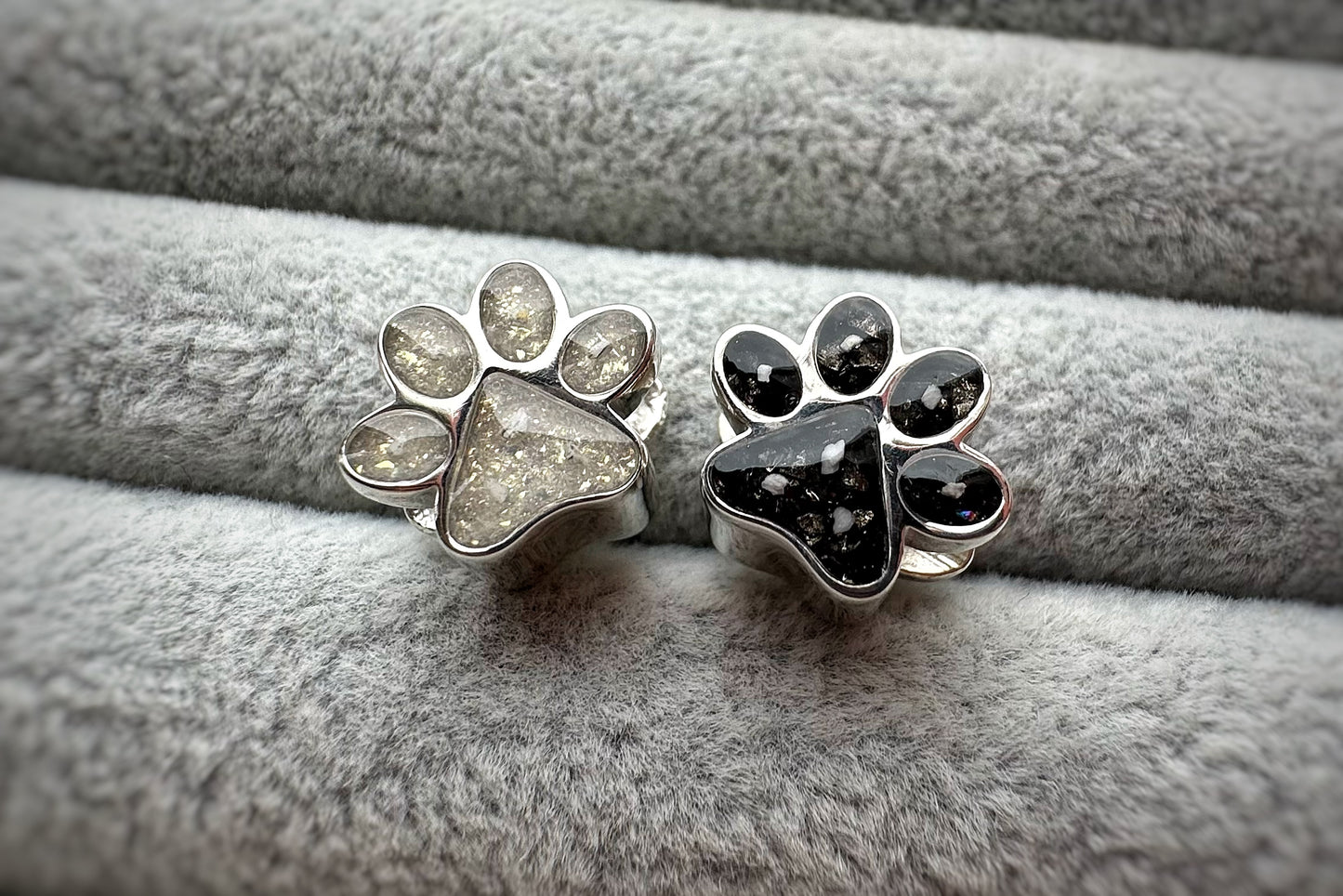 925 Silver Paw Print Charm