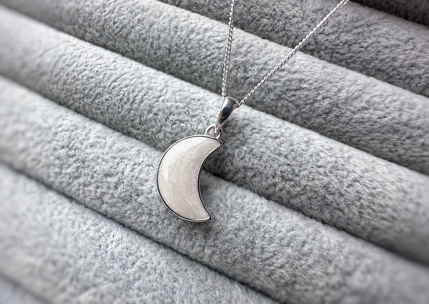 925 Silver Crescent Moon Pendant