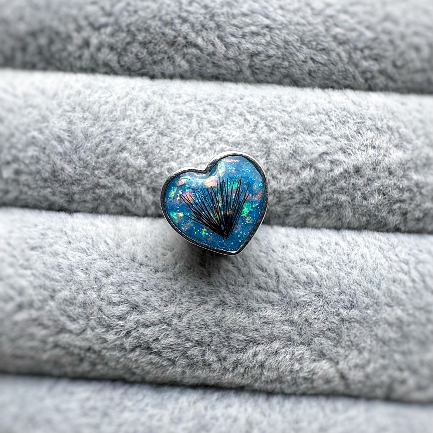 925 Silver Love Heart Charm