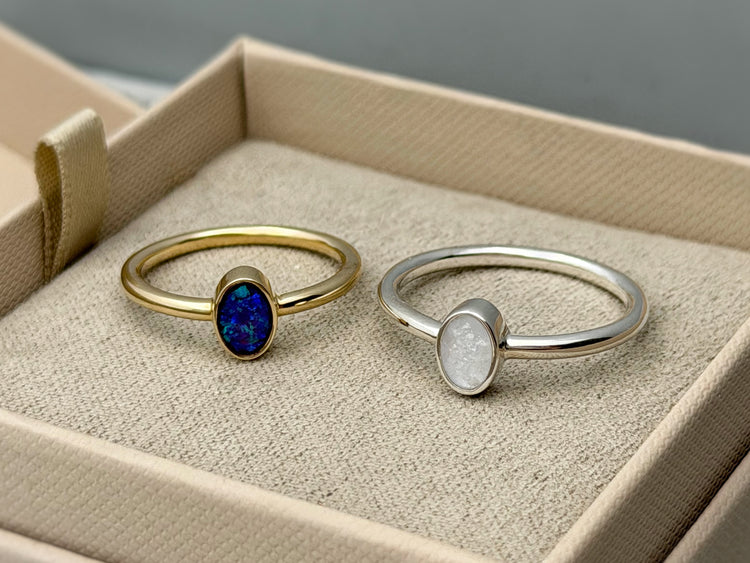 Simple Silver Rings