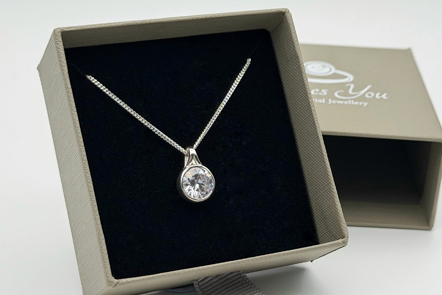 Secretly Set Crystal Pendant Collection