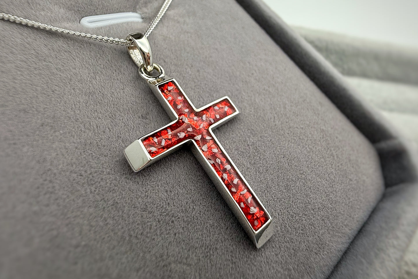 925 Silver Gents/Unisex 3D Cross Pendant