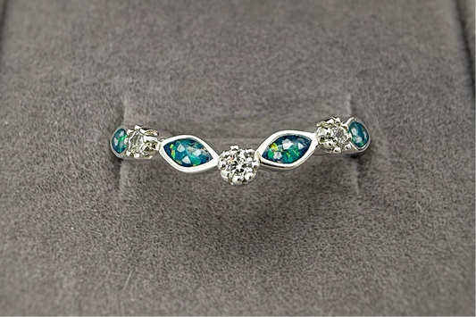 925 Silver Wishbone Marquise Ring