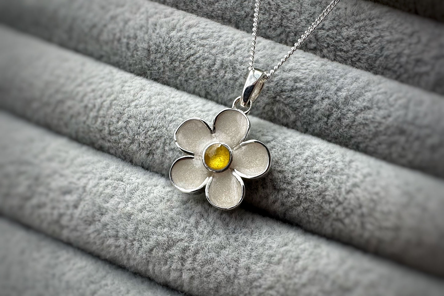 925 Silver Forget-Me-Not Pendant