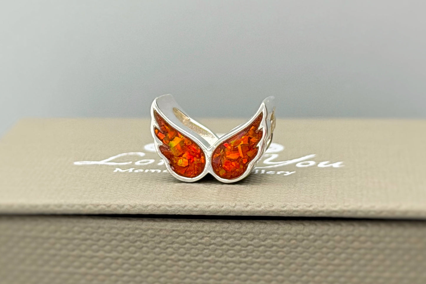 925 Silver Angel Wings Charm
