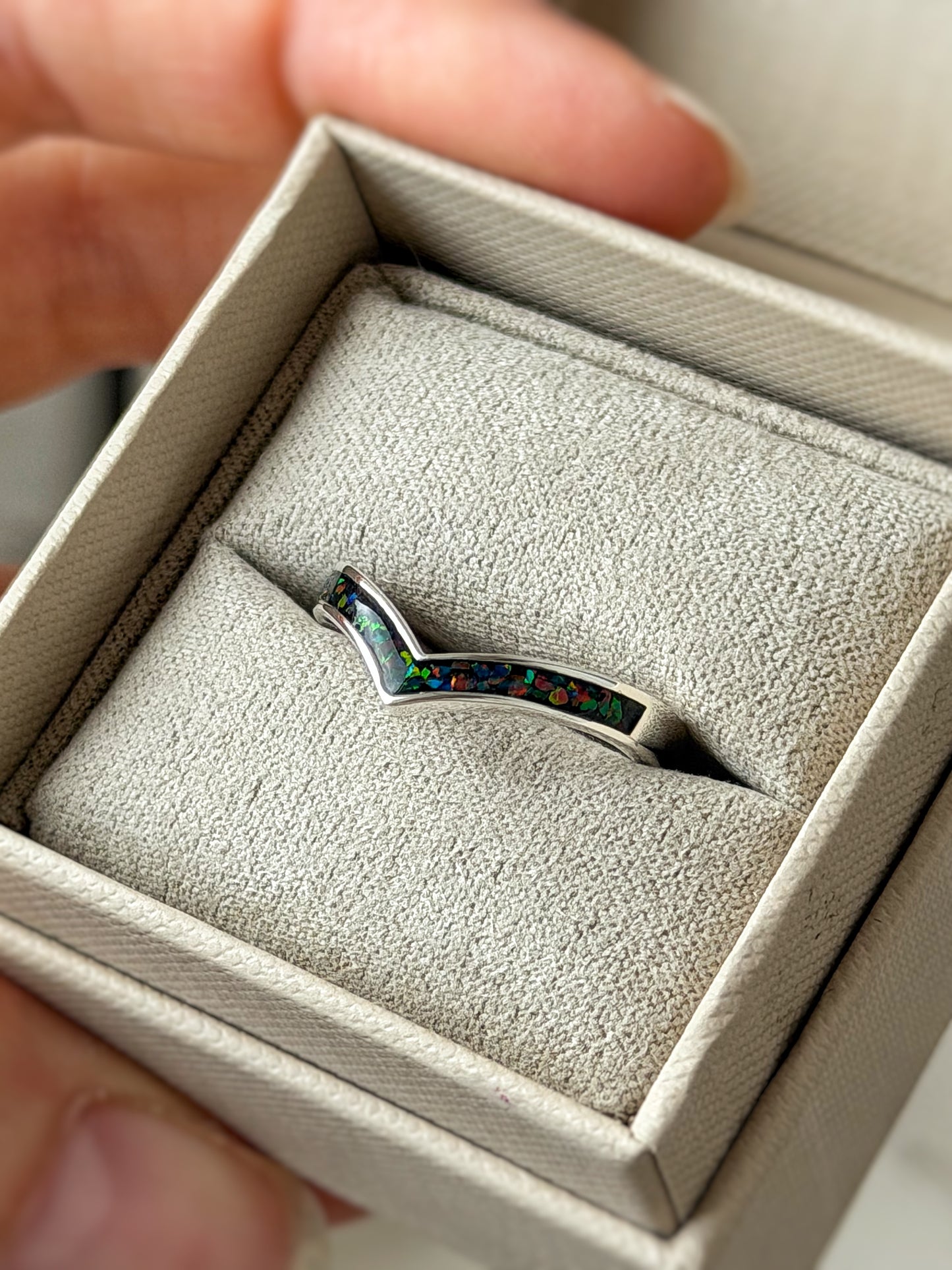 925 Silver Wishbone Ring