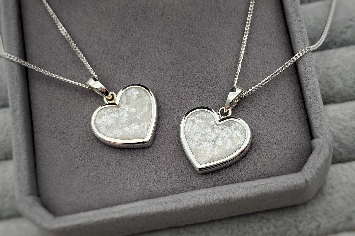 925 Silver Simple 16mm Heart Thick Trim Pendant