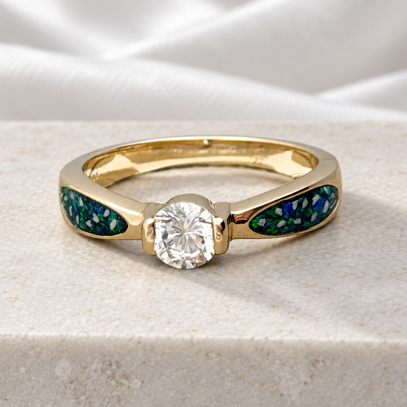 9K Gold Classic Solitaire Ring