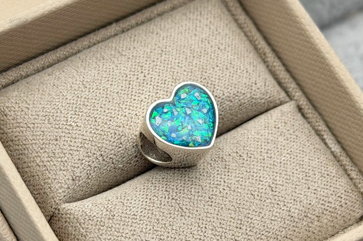925 Silver Love Heart Charm