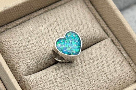 925 Silver Love Heart Charm