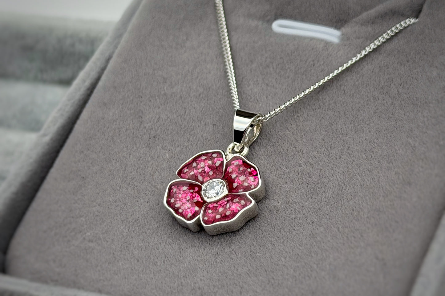 925 Silver Exclusive Poppy Pendant