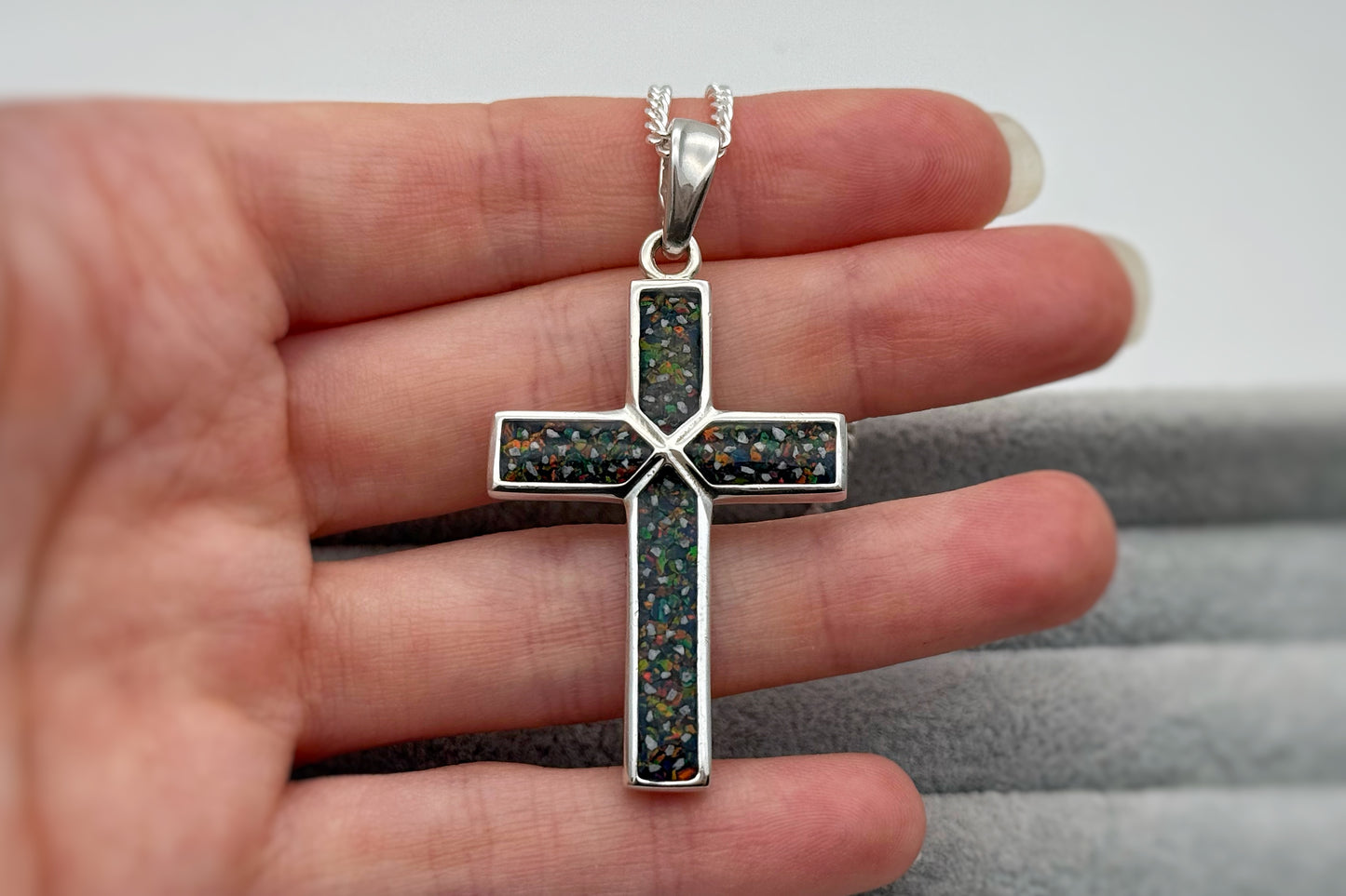 925 Silver Hallmarked Large Crucifix Pendant