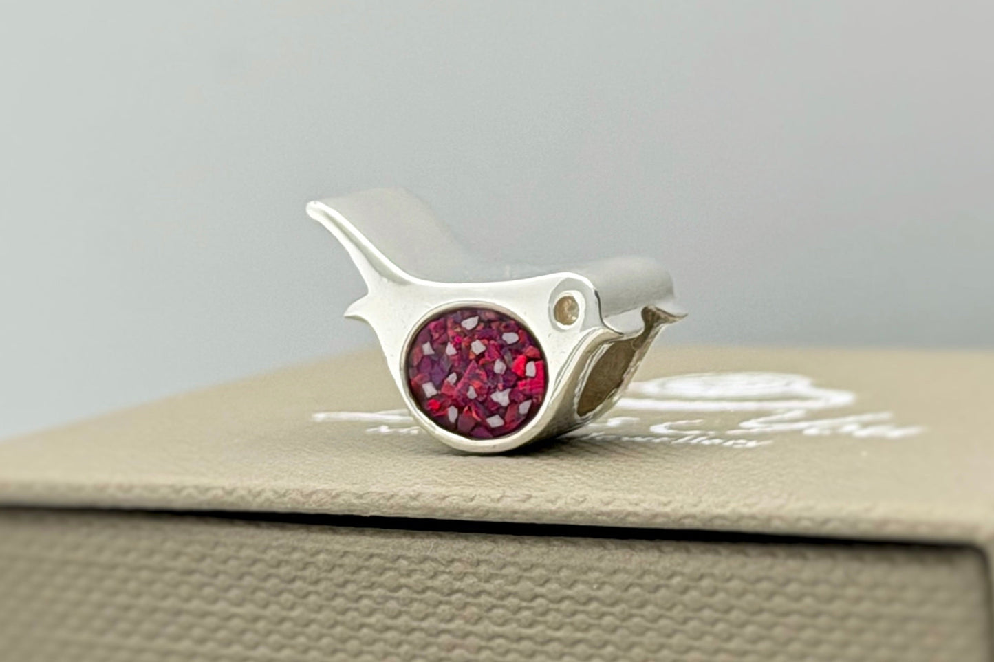 925 Silver Robin Charm