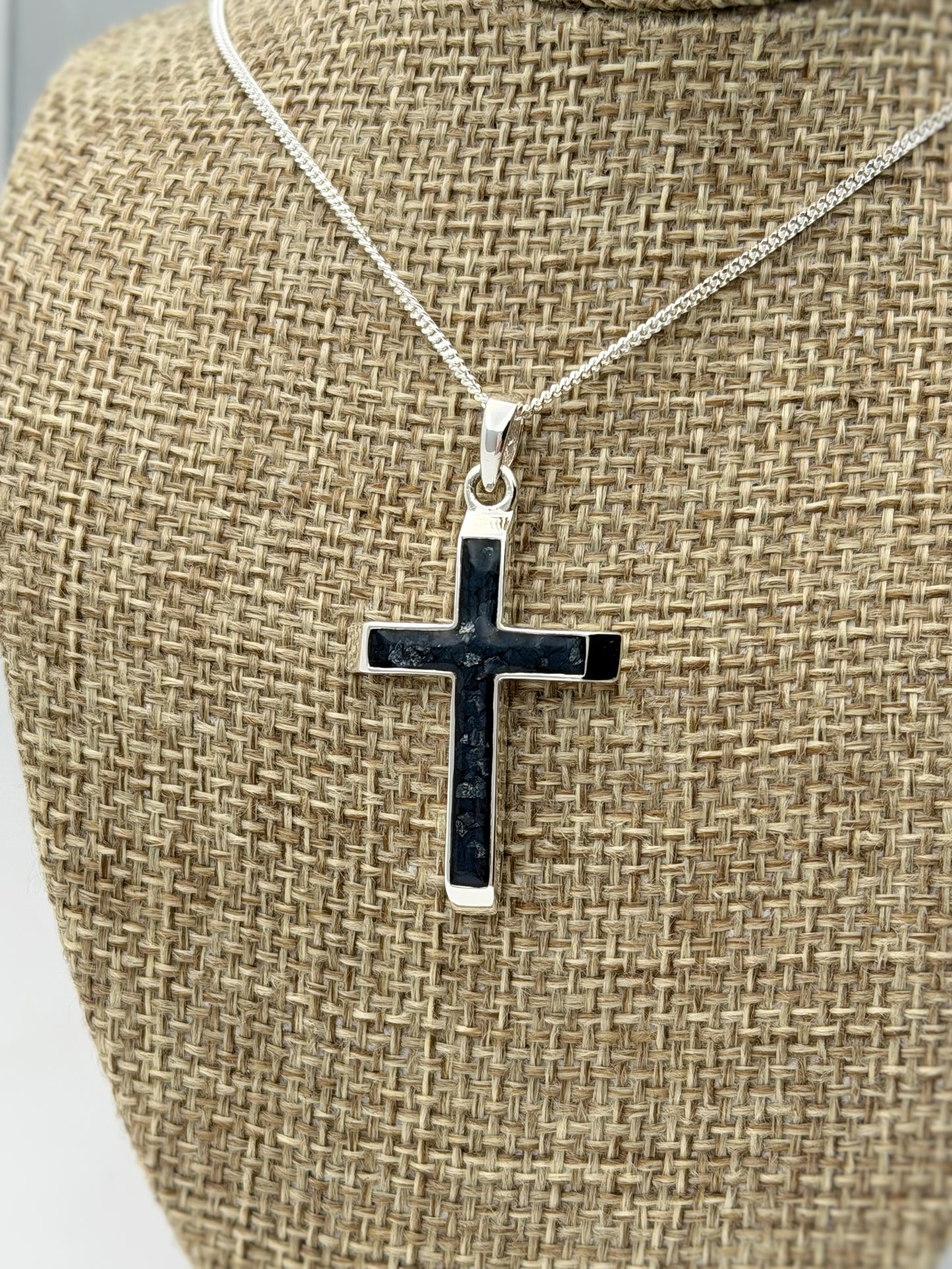 925 Silver Gents/Unisex 3D Cross Pendant