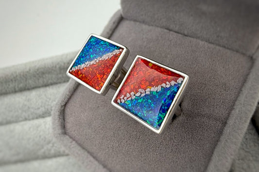 925 Silver Gent’s Square Cufflinks