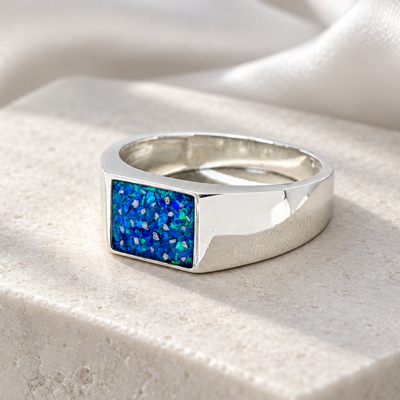Gent’s Rectangular Stone Signet Ring