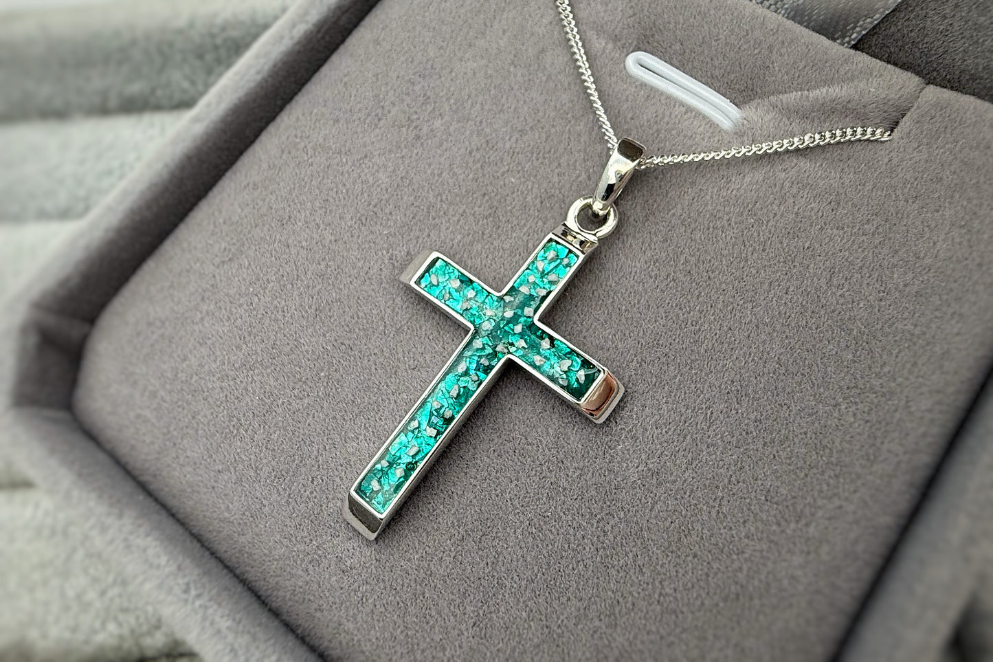 925 Silver Gents/Unisex 3D Cross Pendant