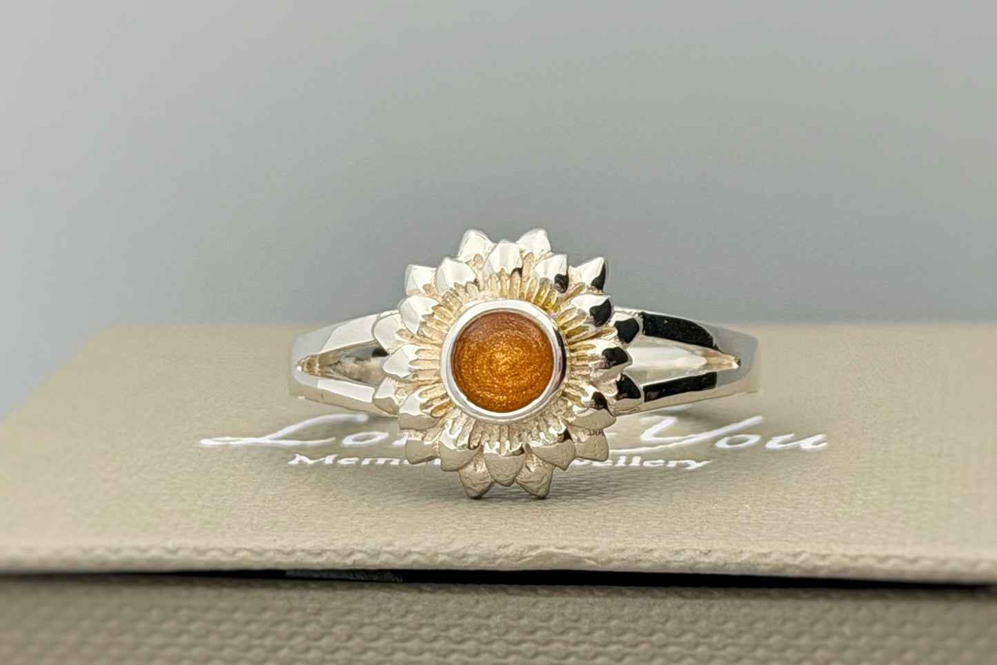 925 Silver Sunflower Ring