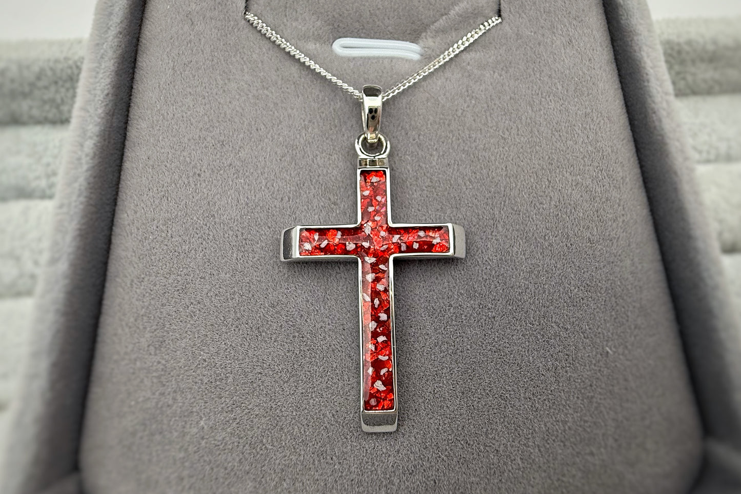 925 Silver Gents/Unisex 3D Cross Pendant