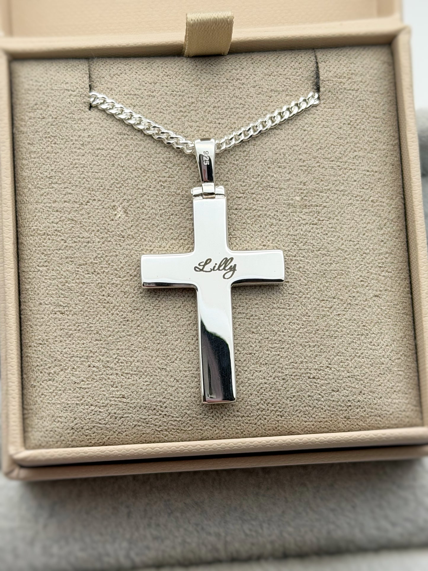 925 Silver Large Crucifix Pendant