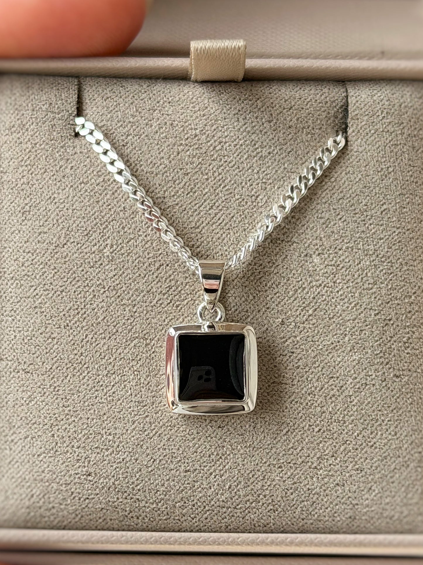 925 Silver Gent’s Square Pendant