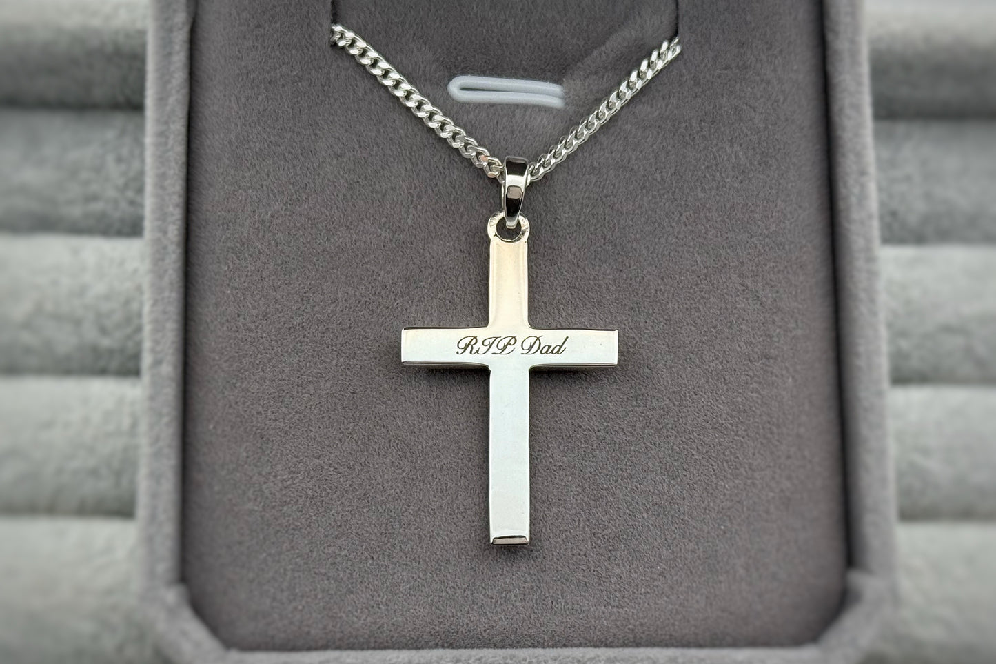 925 Silver Gents/Unisex 3D Cross Pendant