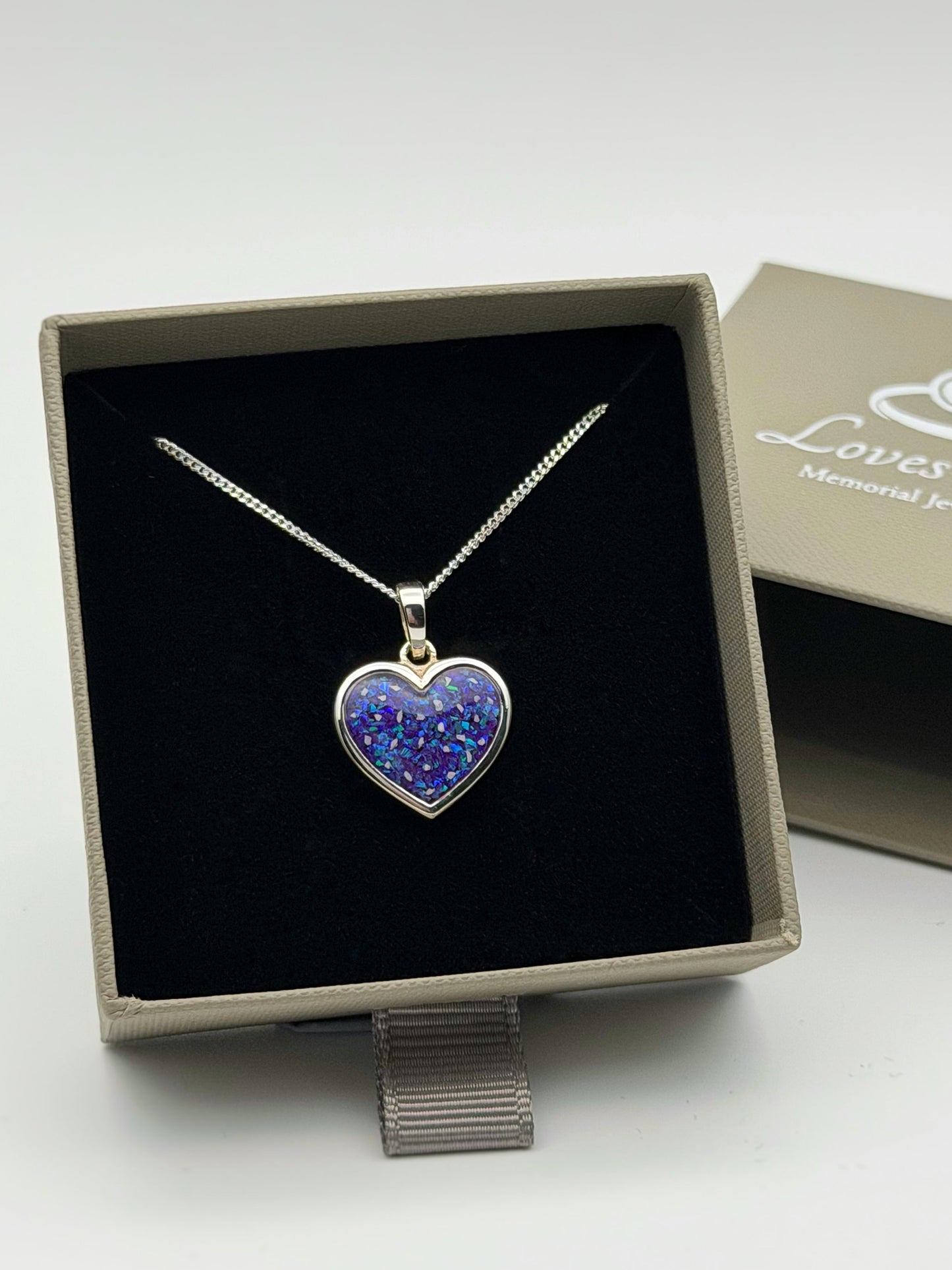 925 Silver Simple 16mm Heart Thick Trim Pendant