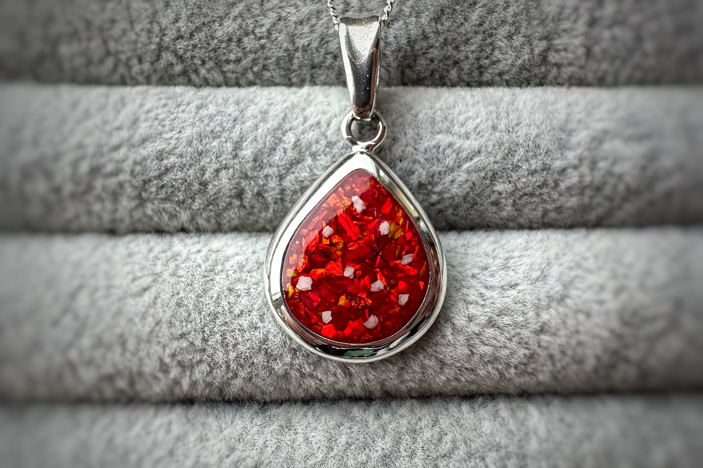 925 Silver Rounded Teardrop Pendant