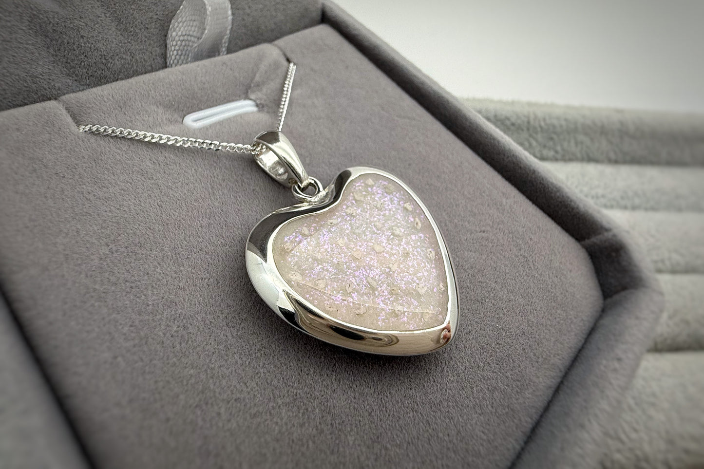 925 Silver Very Large Heart Pendant