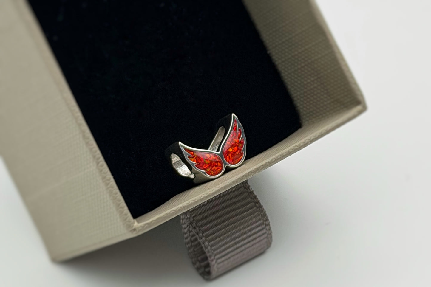 925 Silver Angel Wings Charm