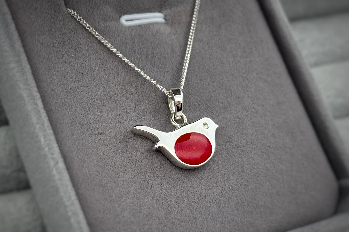925 Silver Robin Pendant