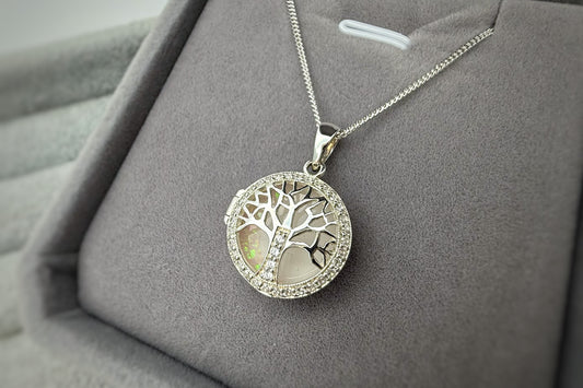 925 Silver Tree of Life Locket Pendant