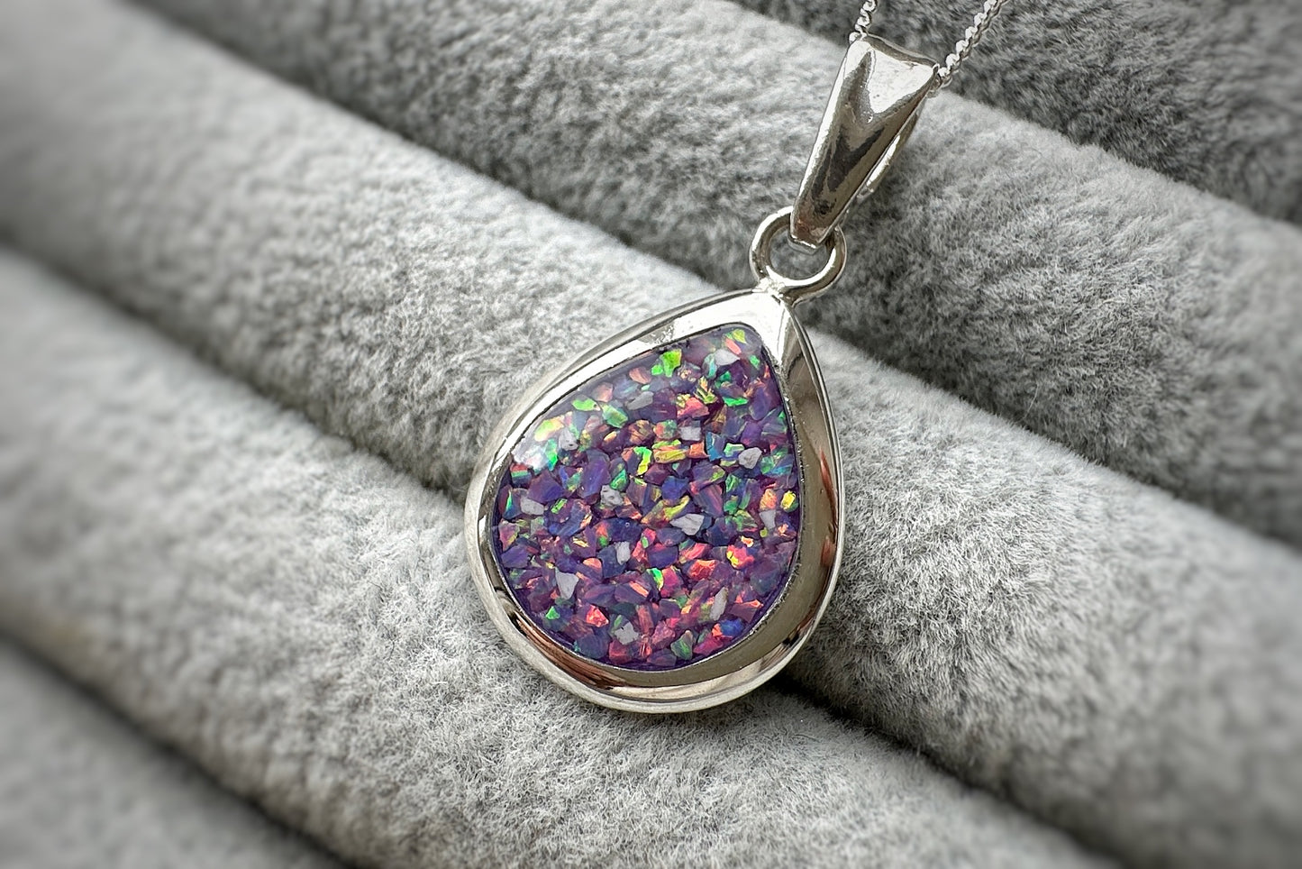 925 Silver Rounded Teardrop Pendant