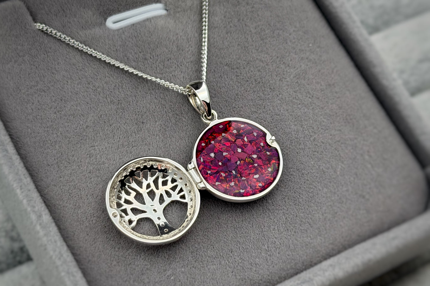 925 Silver Tree of Life Locket Pendant