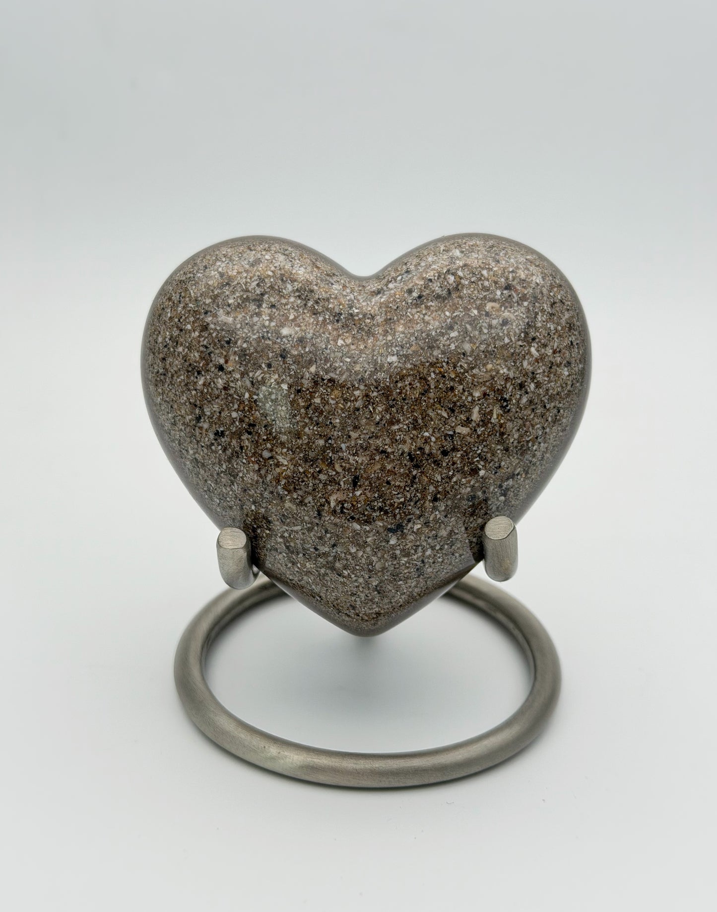 Extra Large Ashes Display Heart with Stand