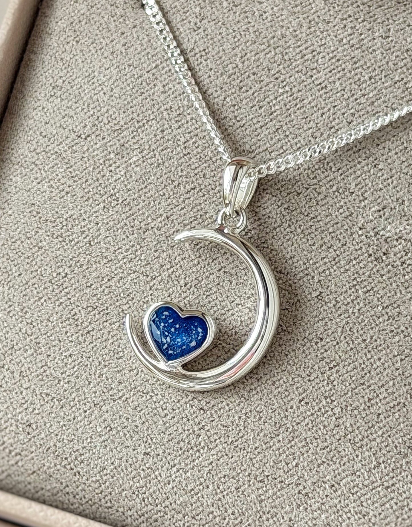 925 Silver Crescent Moon Pendant