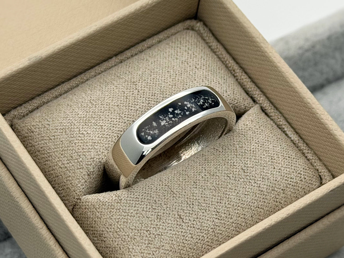 925 Silver Unisex 6mm Channel Band Ring