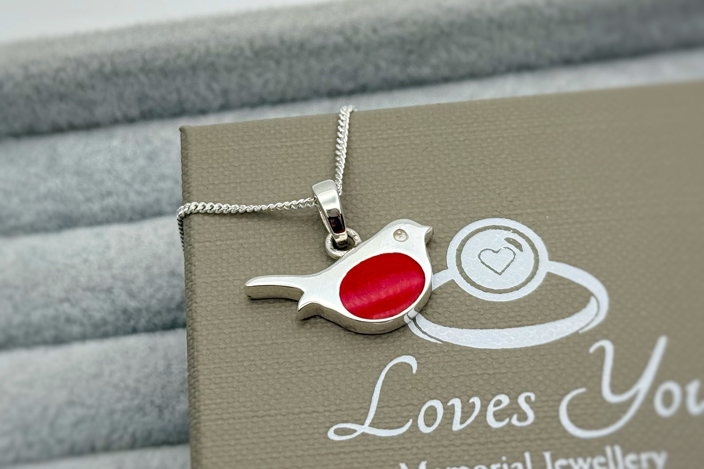 925 Silver Robin Pendant