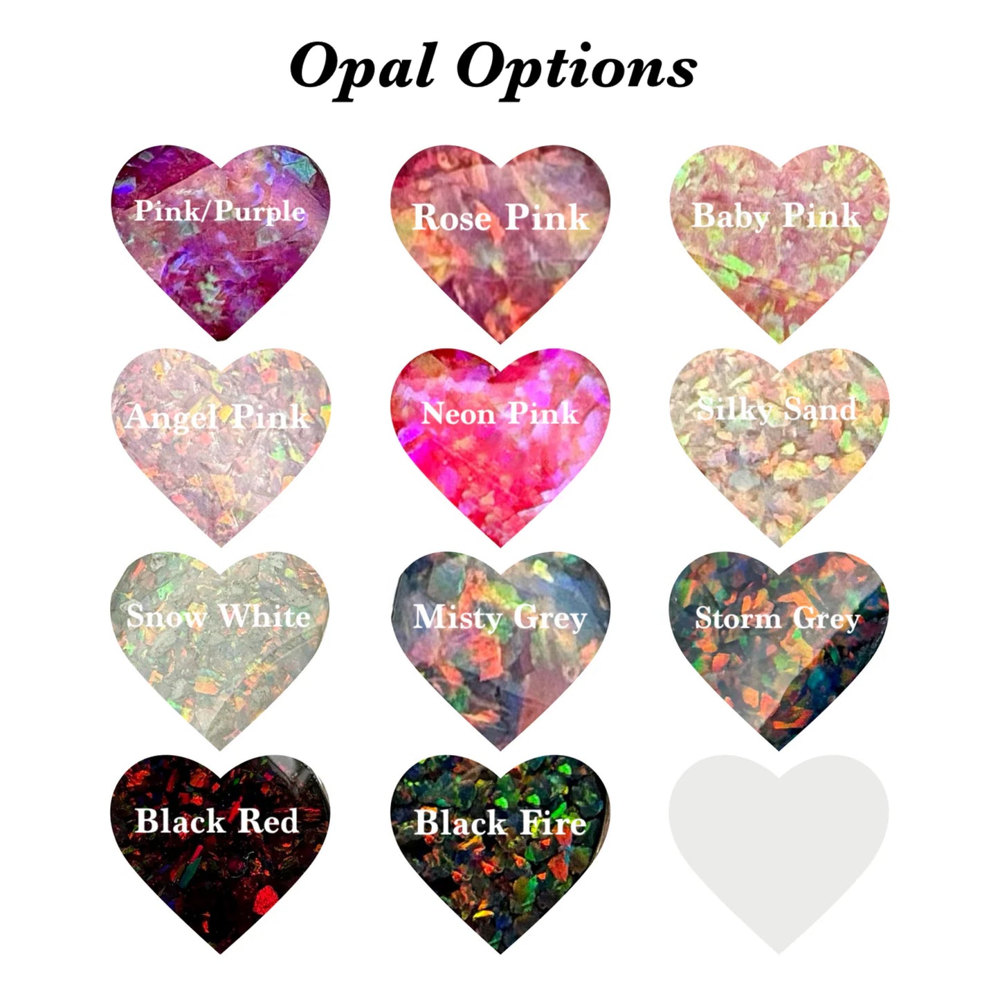 Stone Colour Options