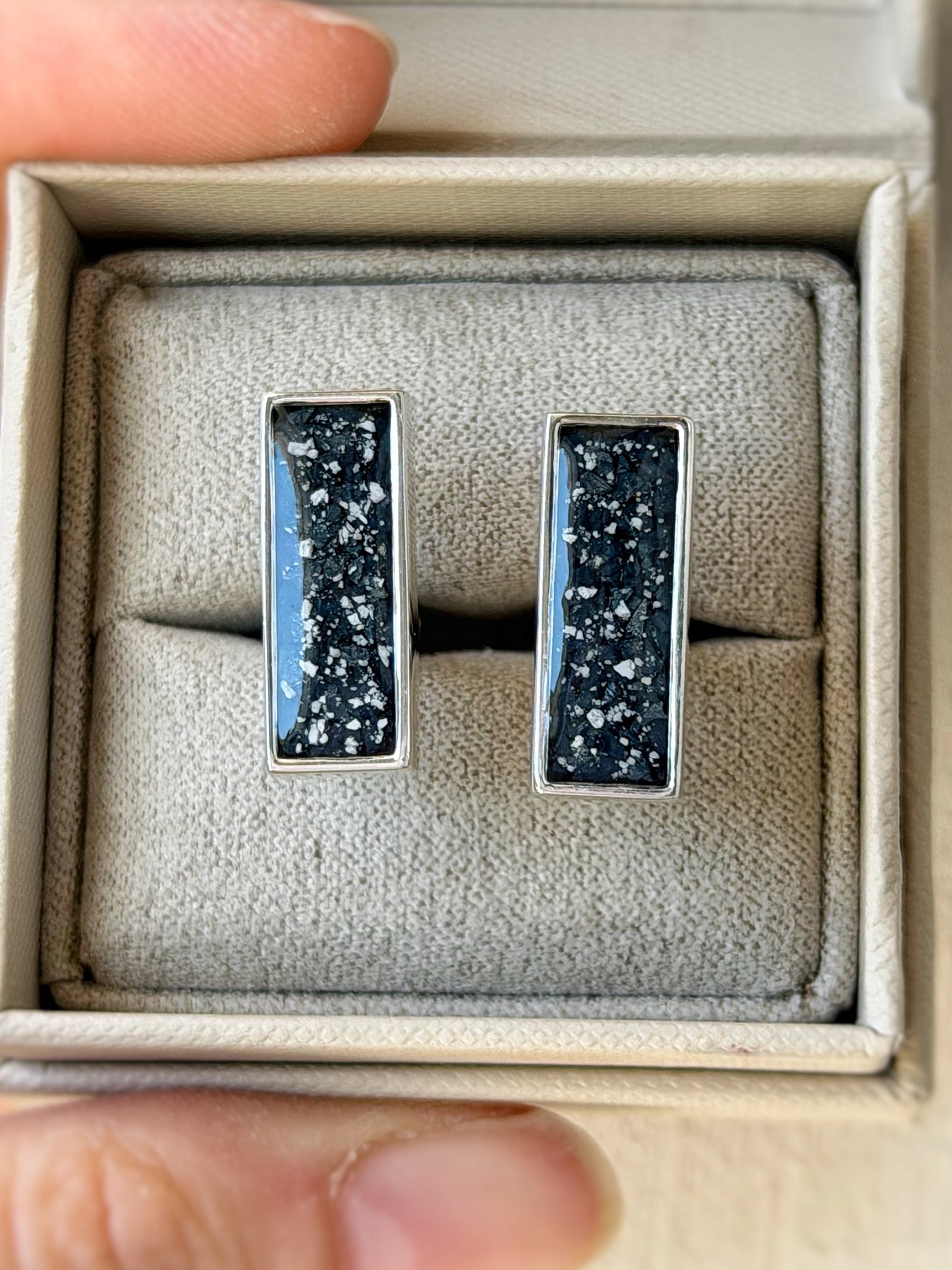 925 Silver Gent’s Rectangular Cufflinks
