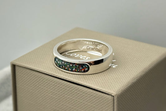 925 Silver Unisex 6mm Channel Band Ring