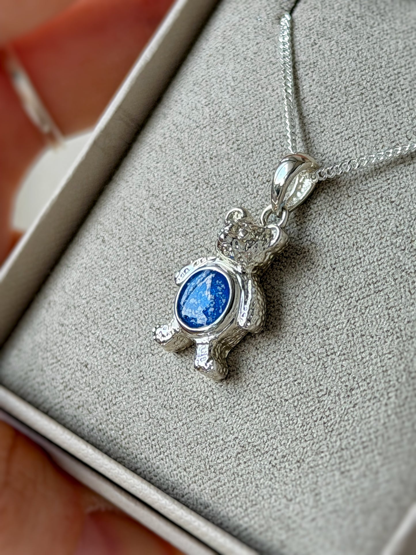 925 Silver Teddy Bear Pendant