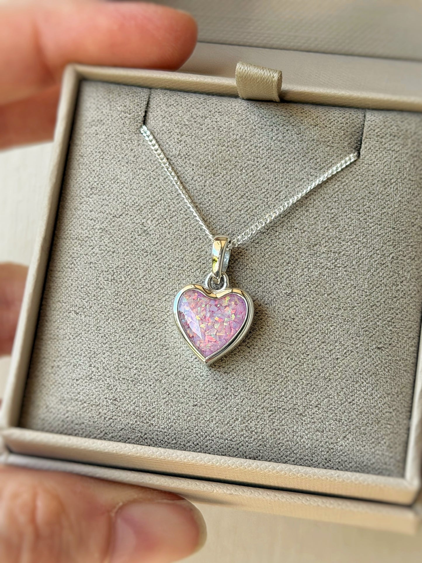 925 Silver Simple 12mm Heart Thick Trim Pendant