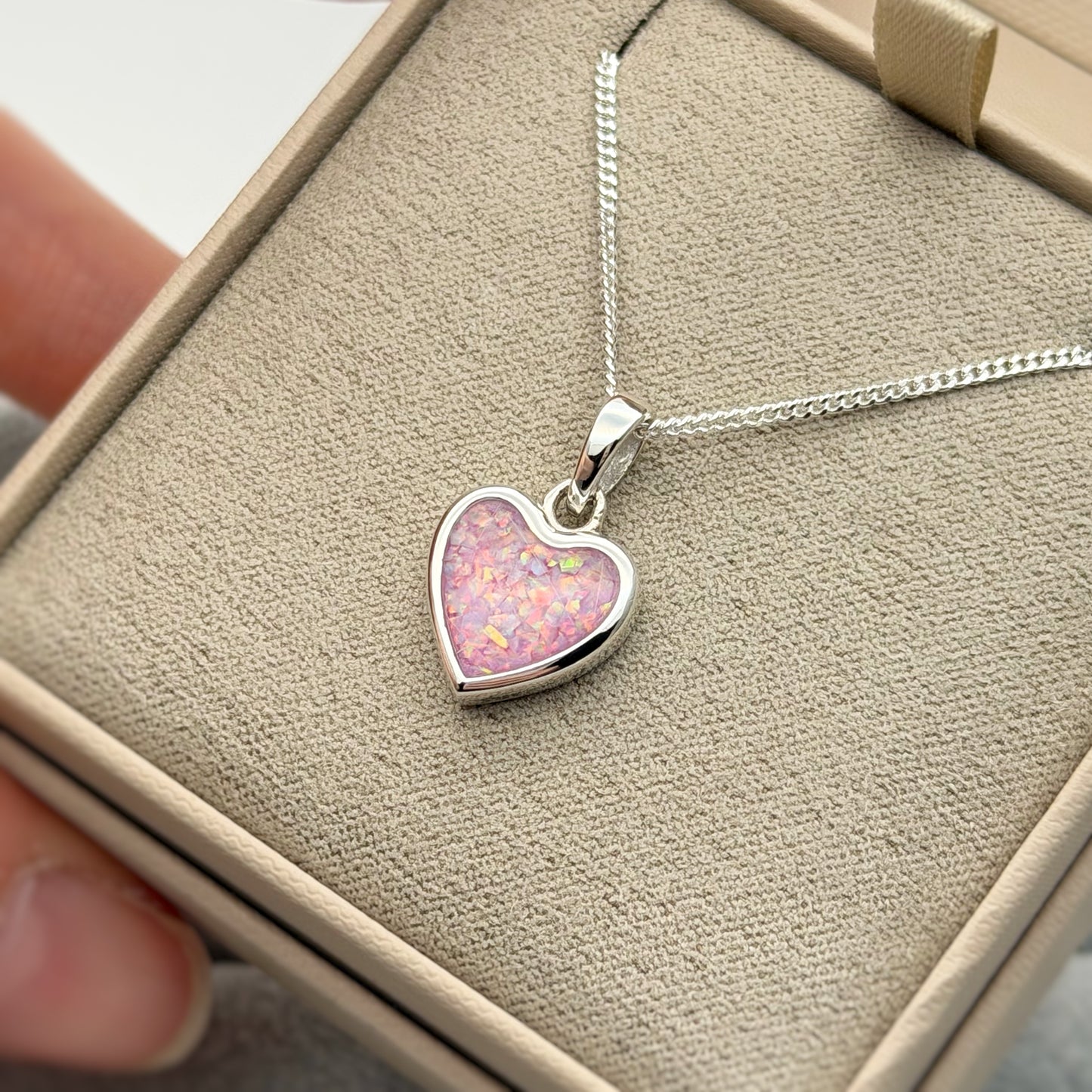 925 Silver Simple 12mm Heart Thick Trim Pendant