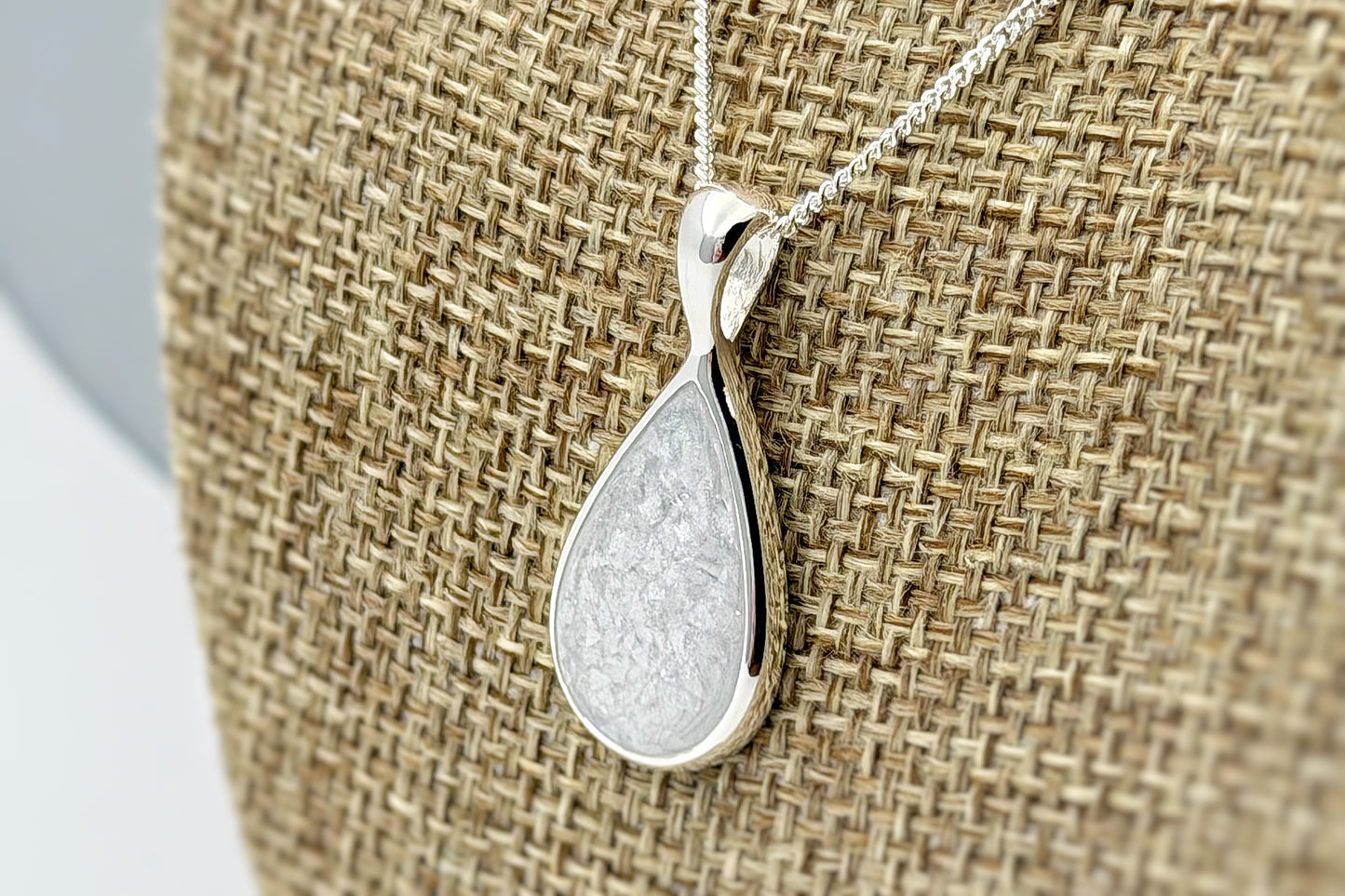 925 Silver Large Teardrop Pendant