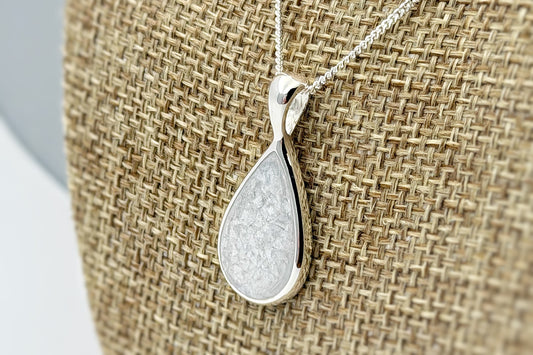 925 Silver Large Teardrop Pendant