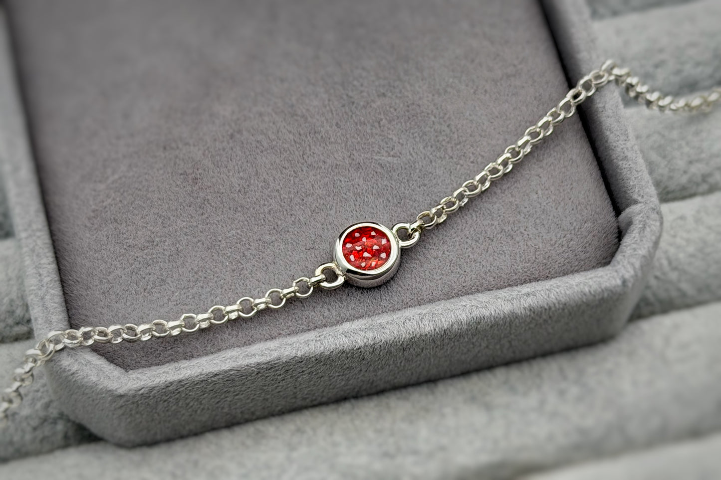 925 Silver Adjustable Belcher Chain Round Bracelet