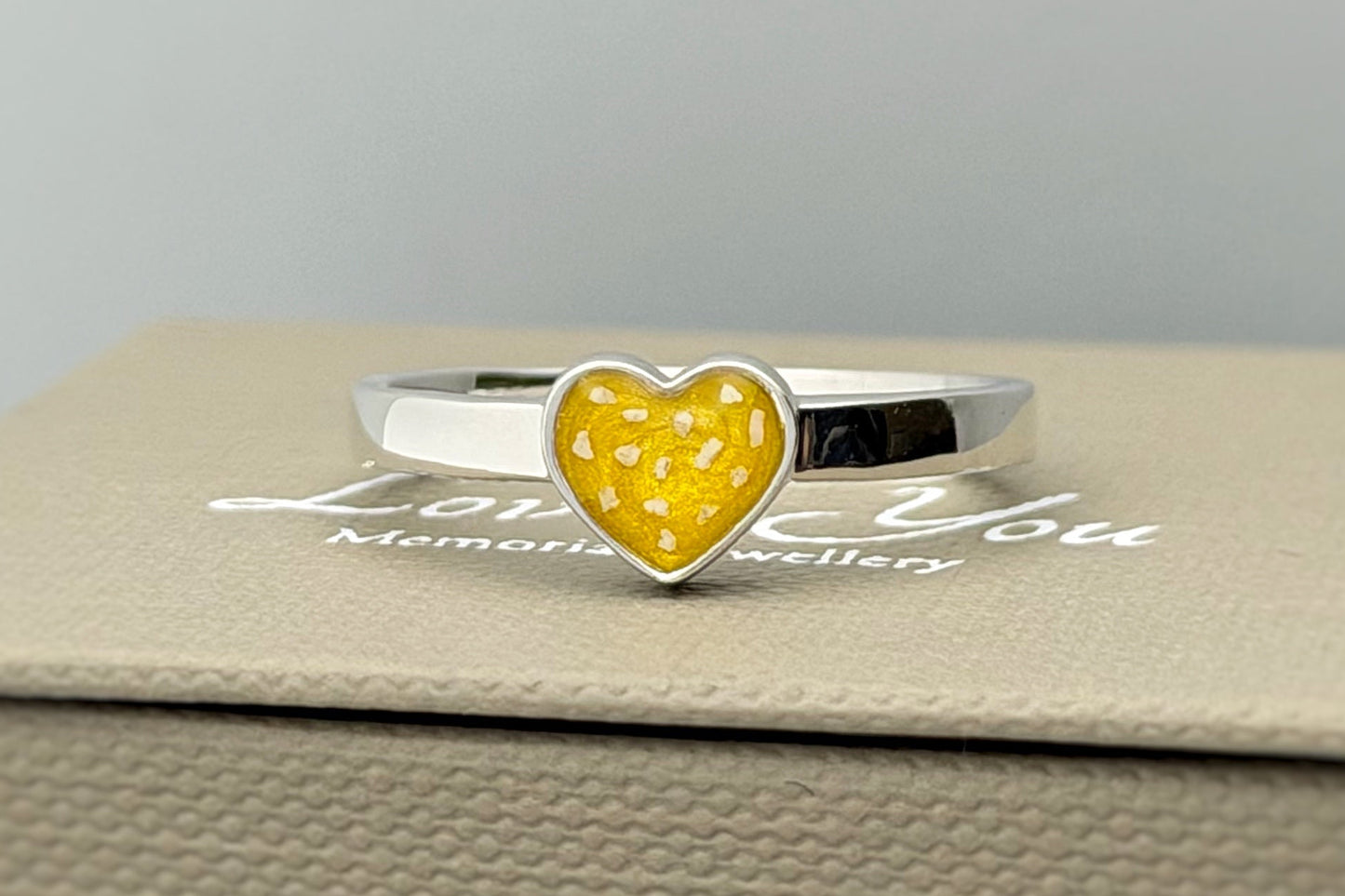 925 Silver Simple Heart Ring