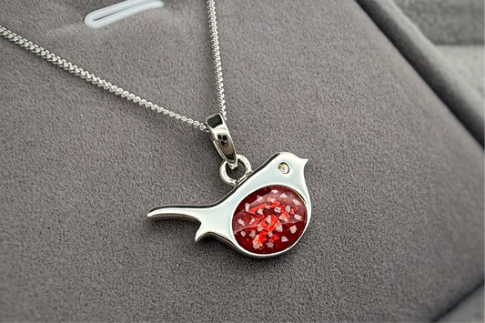 925 Silver Robin Pendant