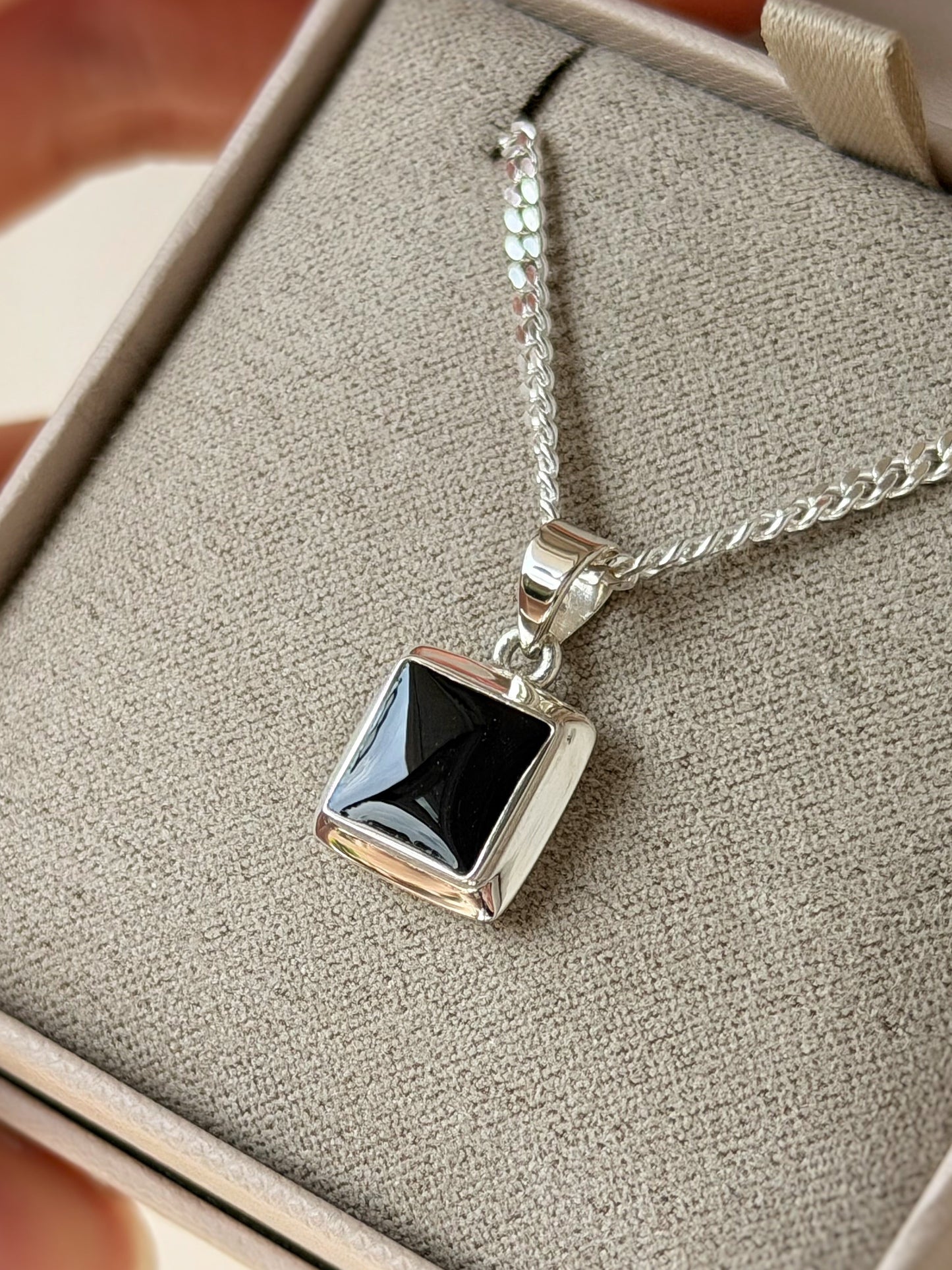 925 Silver Gent’s Square Pendant